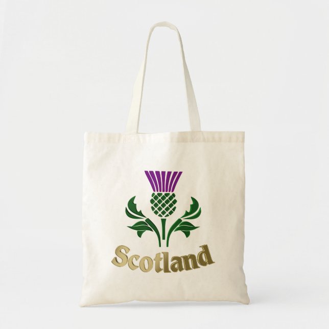 Tote Bag Chardon d'emblème écossais (Devant)