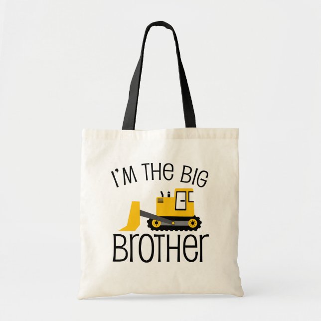 Tote Bag Chargeur d'avant de construction de frère (Devant)