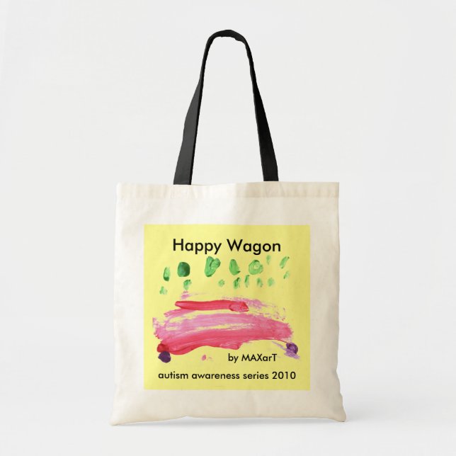 Tote Bag Chariot heureux par MAXarT (Devant)