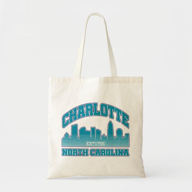 Tote Bag Charlotte, Caroline du Nord (Devant)