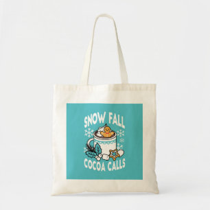 Tote Bag Charme d'hiver et cacao chaud - Appels de cacao d'