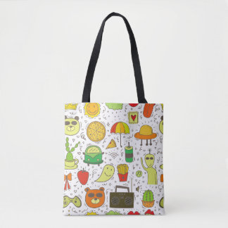 Tote Bag Charming mignonne Motif esthétique tous les jours