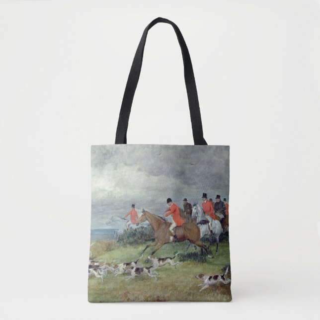 Tote Bag Chasse de Fox dans Surrey, 19ème siècle (Devant)