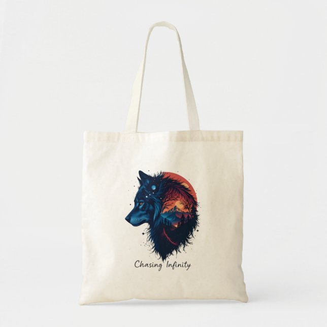 Tote Bag Chasser l'infini (Devant)