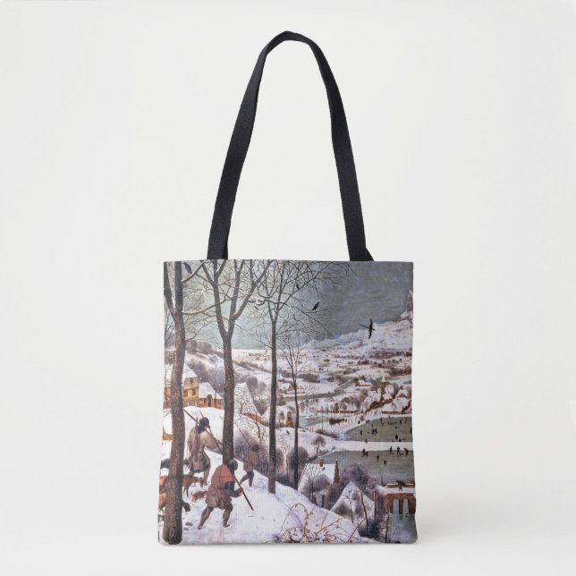Tote Bag Chasseurs dans la neige, Pieter Bruegel l'Ancien (Devant)