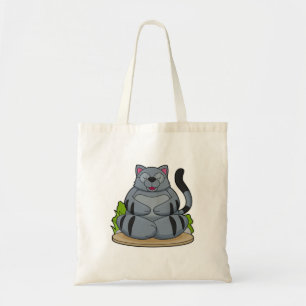 Tote Bag Chat à Yoga Fitness