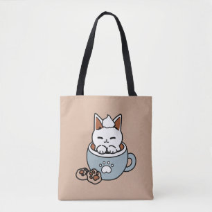 Tote Bag Chat adorable en Mug Conception de vacances - Chat