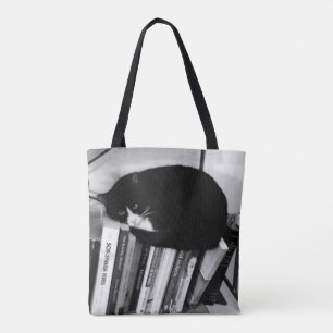 Tote Bag Chat amateur de livres