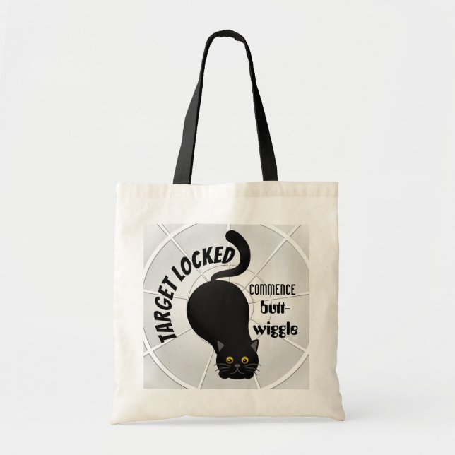 Tote Bag Chat amusant prêt à rebondir (Devant)