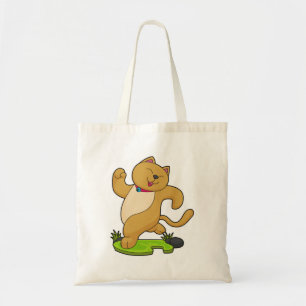 Tote Bag Chat avec Choker à l'exécution