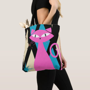 Tote Bag Chat Cool moderne tendance rétro du milieu du sièc