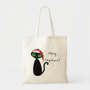 Tote Bag Chat cool Noël Fourre-tout