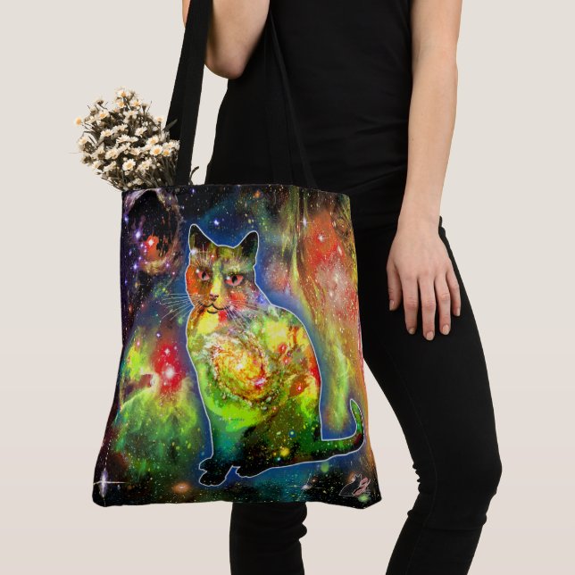 Tote Bag Chat cosmique Omicron (De près)