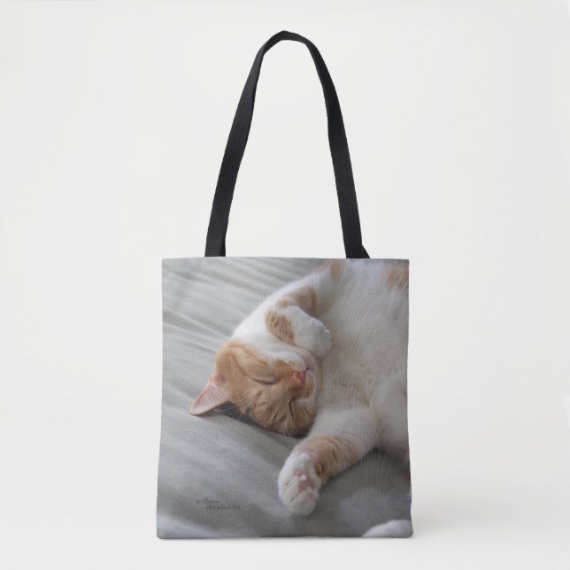 Tote Bag Chat couché (Devant)