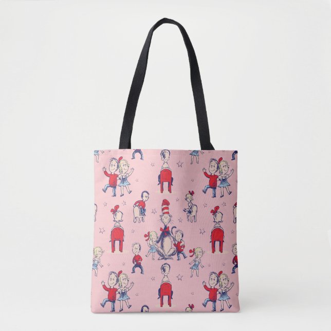 Tote Bag Chat Dans Le Casquette | Avec Motif pour enfants (Devant)
