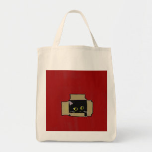 Tote Bag Chat dans une boîte