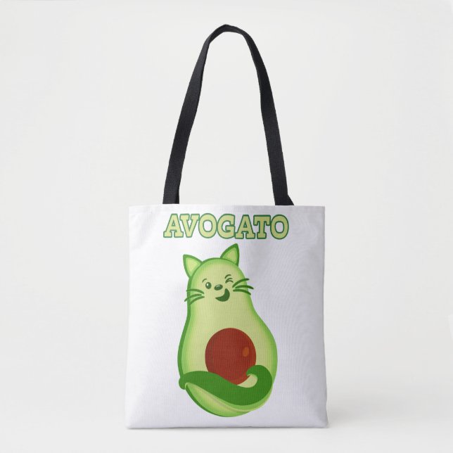 Tote Bag Chat de cétonique Kitty d'avocat clignant de (Devant)