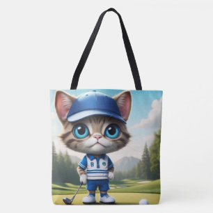 Tote Bag Chat de golf