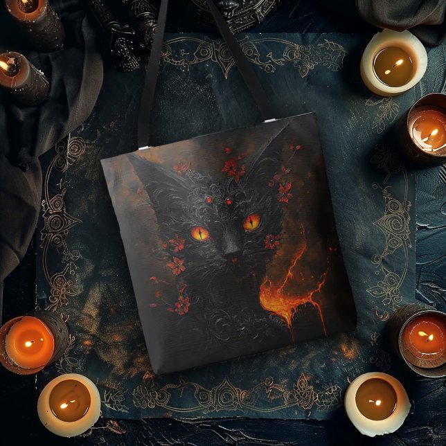 Tote Bag Chat de l'Enfer (Créateur téléchargé)