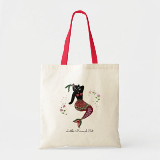 Tote Bag Chat de pin-up de sirène
