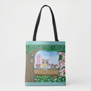 Tote Bag Chat de Pleine lune