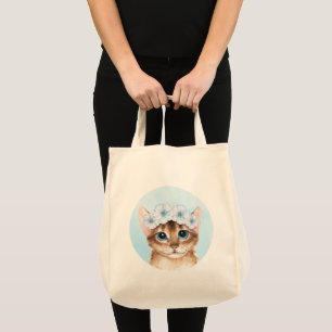 Tote Bag Chat de printemps