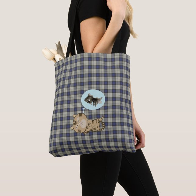 Tote Bag Chat de rêve (De près)