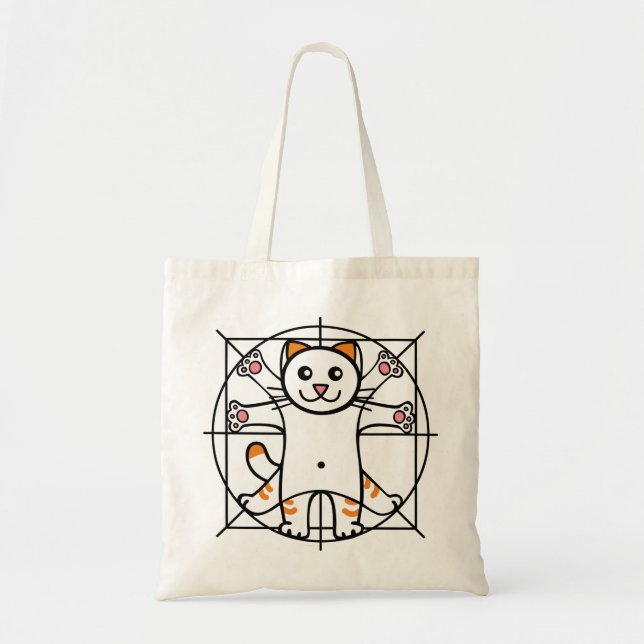Tote Bag Chat de Vitruve (Devant)