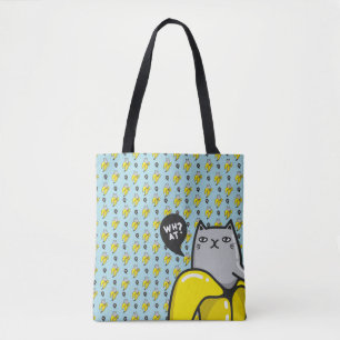 Tote Bag Chat en banane