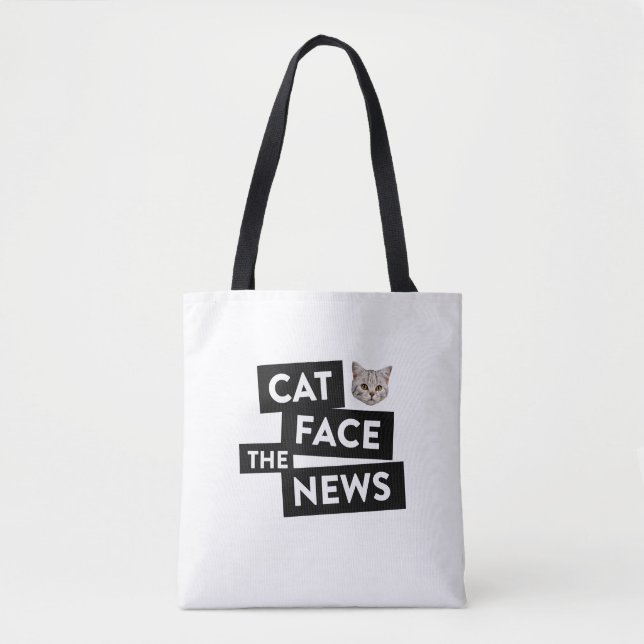 Tote Bag Chat Fourre-tout (Devant)
