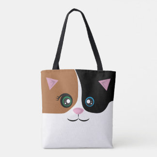 Tote Bag Chat Fourre-tout - calicot