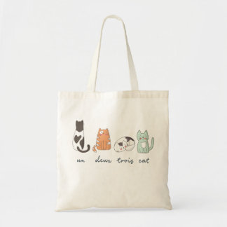 Tote Bag Chat français mignon drôle