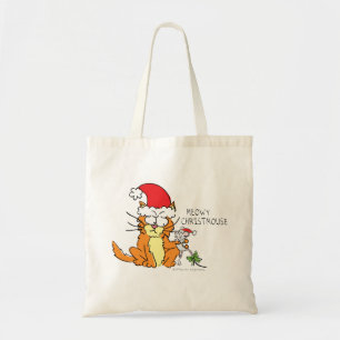 Tote Bag Chat Funny Noël Cartographie mignonne souris souri