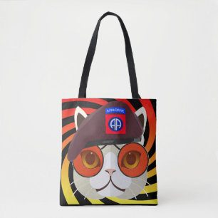 Tote Bag Chat Kitty Kat des années 60 de la 82e Airborne !
