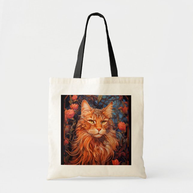 Tote Bag chat Maine Coon (Devant)