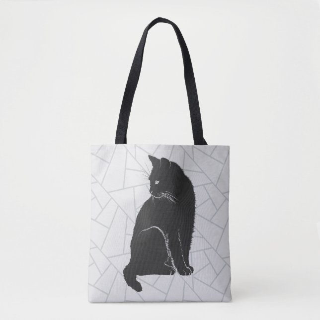 Tote Bag Chat noir (Devant)