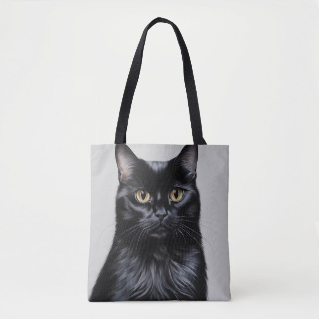 Tote Bag Chat noir (Devant)