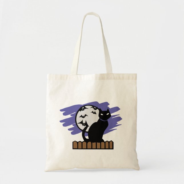 Tote Bag Chat noir (Devant)