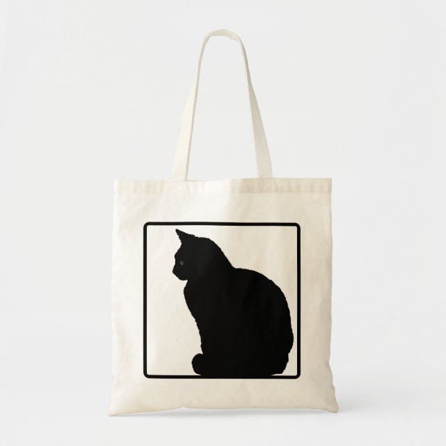 Tote Bag Chat noir (Devant)