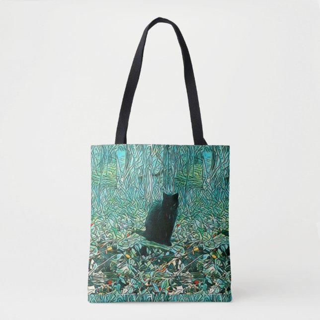 Tote Bag Chat noir (Devant)