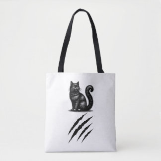 Tote Bag chat noir