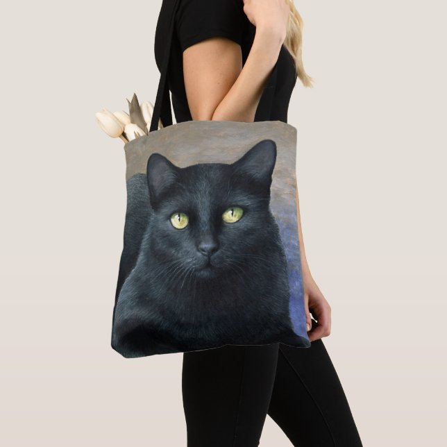 Tote Bag Chat noir 621 (De près)