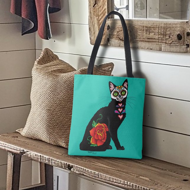 Tote Bag Chat noir de Sugar (Créateur téléchargé)