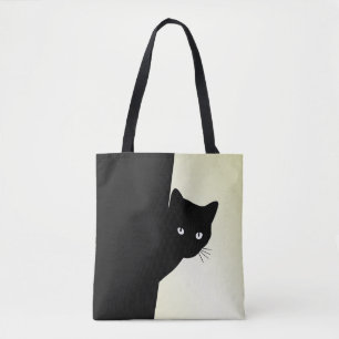 Tote Bag Chat noir Sly Jaune