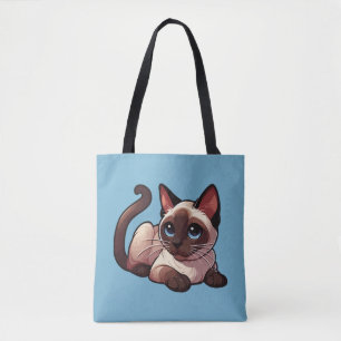 Tote Bag chat siamois