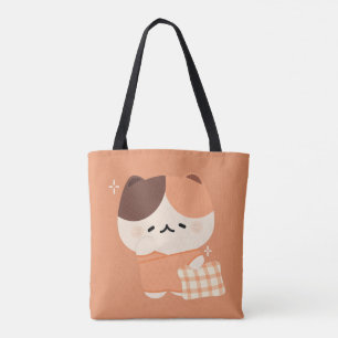Tote Bag Chat Tortie Sleepy