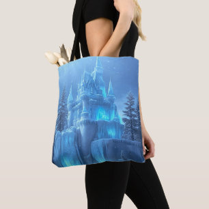 Tote Bag Château de glace des rêves gelés
