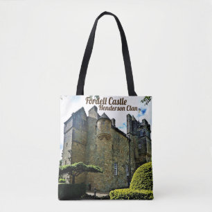 Tote Bag Château Fordell du Clan Henderson écossais unique