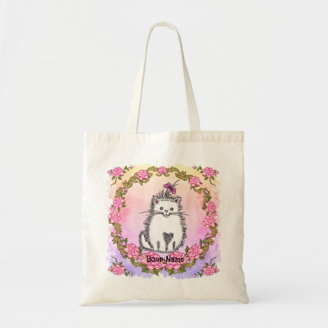 Tote Bag Chaton bébé chat  (Devant)