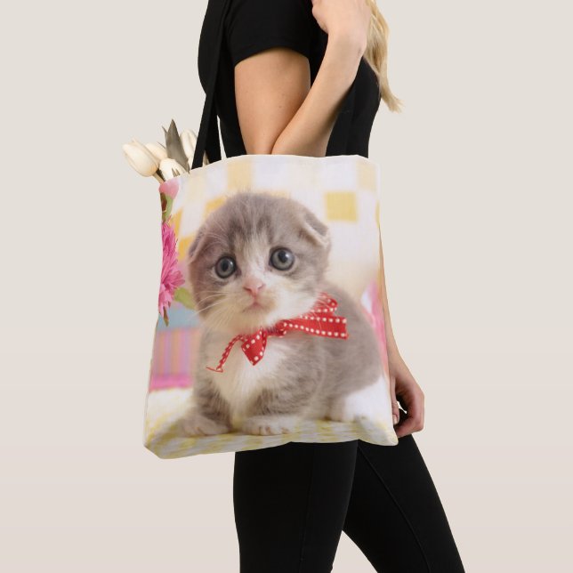 Tote Bag Chaton de Munchkin (De près)